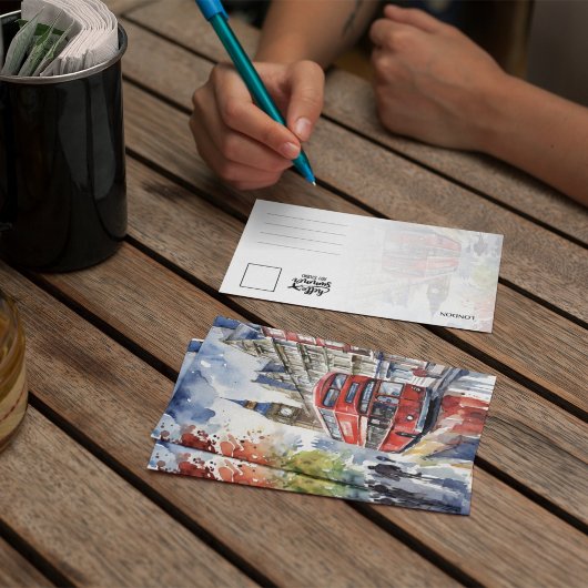 London Waterverf Kaart