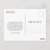 London Wedding | Bedankt voor komst! Briefkaart (Achterkant)