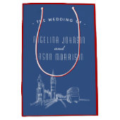 London Wedding Favor Medium Cadeauzakje (Voorkant)