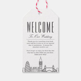 London Wedding | Welkomstberichten — Labels Cadeaulabel
