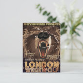 London Werewolf  Movie poster Briefkaart (Staand voorkant)