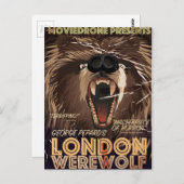 London Werewolf  Movie poster Briefkaart (Voorkant / Achterkant)