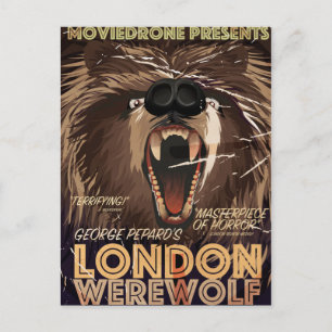 London Werewolf  Movie poster Briefkaart