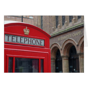 London - Westminster Chapel - Phone Box Kaart