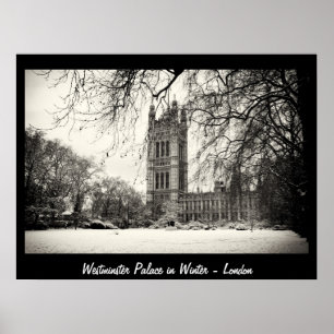 London - Westminster in de Winter No.2 (Poster) Poster