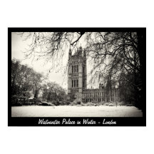 London - Westminster in de Winter No.2 (Poster)