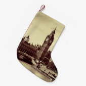 London Westminster met Big Ben en bridge. Kleine Kerstsok (Voorkant (Hangend))