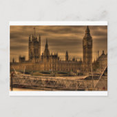 London Westminster Palace & Big Ben Briefkaart (Voorkant)
