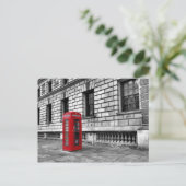 London-Westminster Red Phone Box Briefkaart (Staand voorkant)