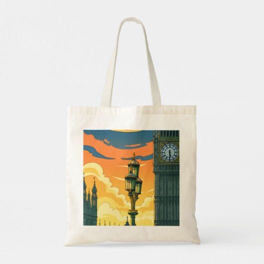London Westminster sunset tote bag (Achterkant)