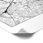 London White Map Poster (Hoek)