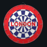 London White, Navy Blue and Red (bewerkbare tekst) Dartbord<br><div class="desc">LONDEN White, Navy Blue en Red Coloured Dart Board Game, waaronder 6 Brass Darts. U kunt tekst bewerken door de personalisatieoptie te selecteren 🎯Laat het me weten als u aanvullende vragen hebt en omdat de klantenondersteuning van Zazzle de klantervaring verwerkt, kunt u de klantenondersteuning van Zazzle bereiken via chat, telefoon...</div>