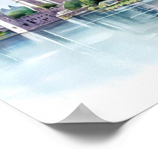 London-Windsor Castle, a), Waterverf Poster (Hoek)