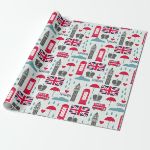 London Wrapping Paper Cadeaupapier