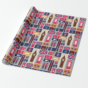 London Wrapping Paper Cadeaupapier