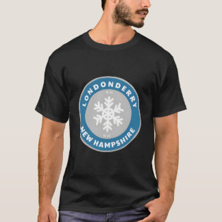 Londonderry New Hampshire Ne Winter Sneeuw Sneeuwv T-shirt