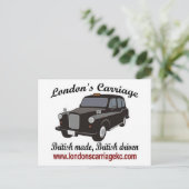 London's Carriage Briefkaart (Staand voorkant)