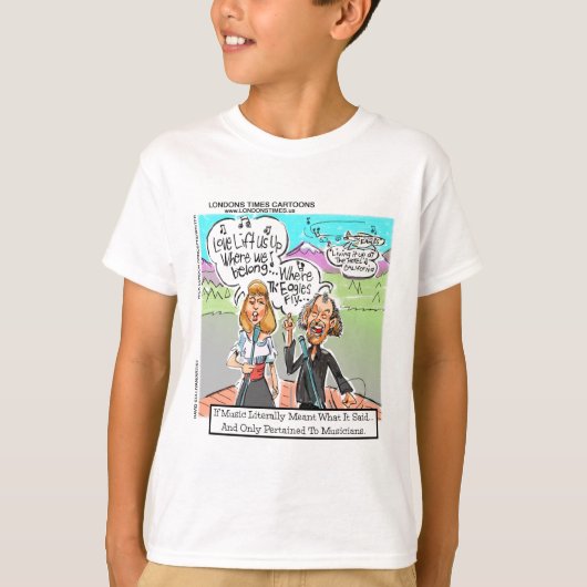 Londons Times Cartoon T-shirts (Voorkant)