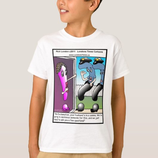 Londons Times Cartoon T-shirts (Voorkant)
