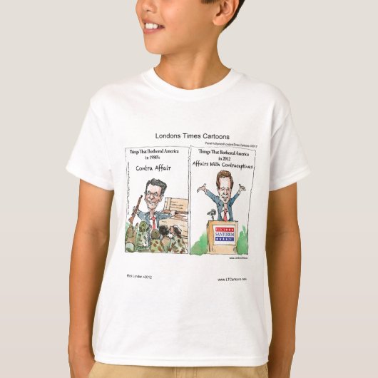 Londons Times Cartoon T-shirts (Voorkant)