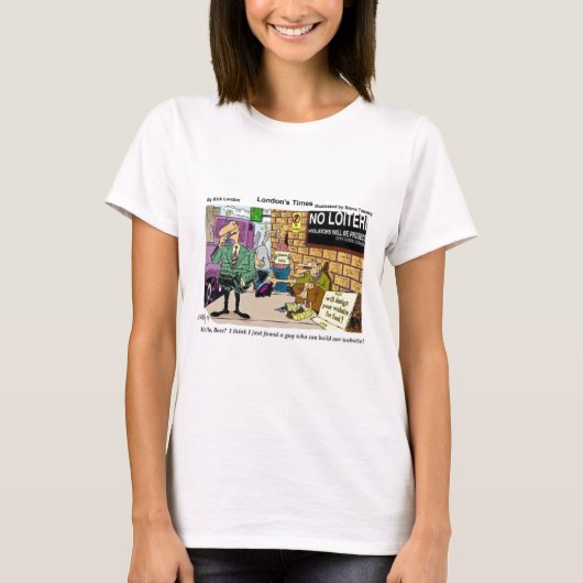 Londons Times Cartoons T-shirts (Voorkant)