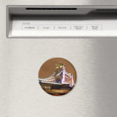 London's Tower Bridge bij nacht Magneet (Insitu (Vaatwasser))