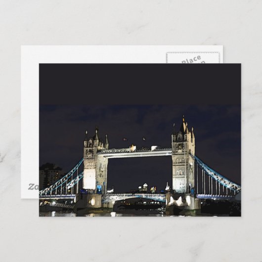 London's Tower Bridge Briefkaart (Voorkant / Achterkant)