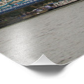 London's Tower Bridge Foto Afdruk (Hoek)