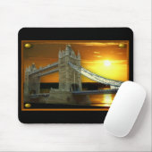London's Tower Bridge in Fantasy Sunshine Mousepad Muismat (Met muis)