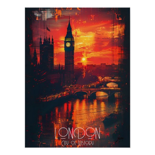 Londres: La Ciudad de la Historia Perfect Poster (Voorkant)