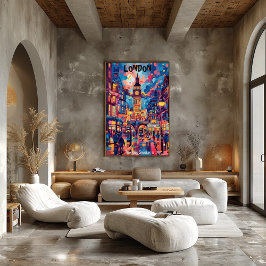 Londres: The Old Smoke - Arte Contemporáneo. Perfect Poster