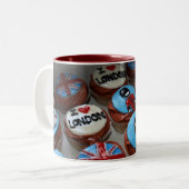 londres tweekleurige koffiemok (Voorkant links)