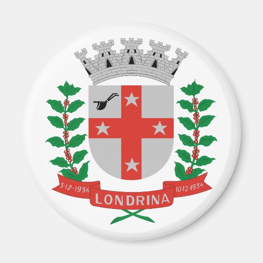 Londrina Parana, Brazilië Magneet (Voorkant)