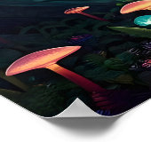 Lone Alien loopt het pad door een buitenaardse tui Poster (Hoek)