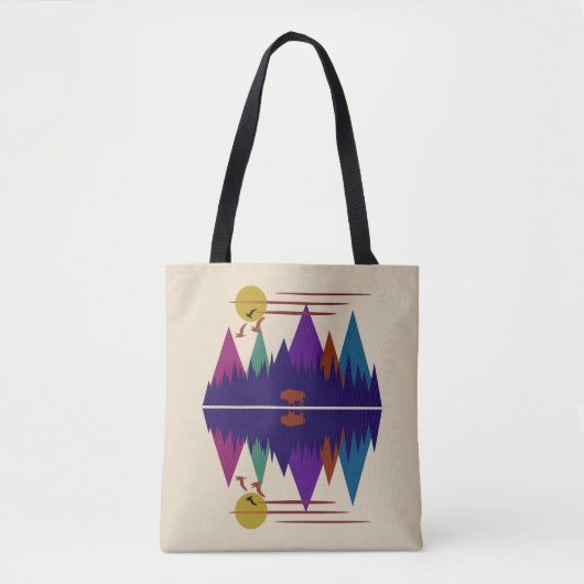 Lone Bison Tote Bag (Voorkant)