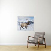Lone Bull Elk | Yellowstone National Park Wandkleed (In Situ (horizontaal))