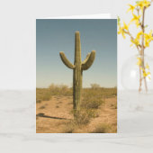 Lone Cactus Kaart (Gele Bloem)
