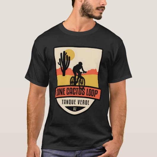 Lone Cactus Loop � Tanque Verde, Arizona T-shirt (Voorkant)