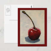 LONE CHERRY PAINTING BRIEFKAART (Voorkant / Achterkant)