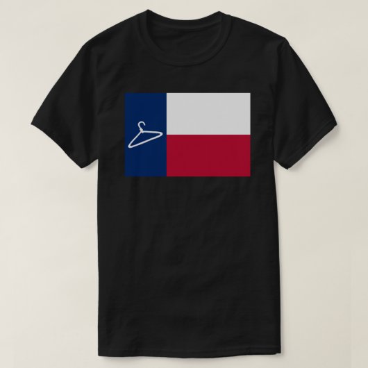 Lone coat hanger state, Texas abortion law, women" T-shirt (Design voorkant)