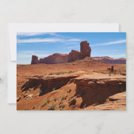 Lone Cowboy Feestdagenkaart