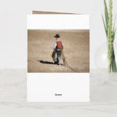 Lone Cowboy Kaart (Achterkant)