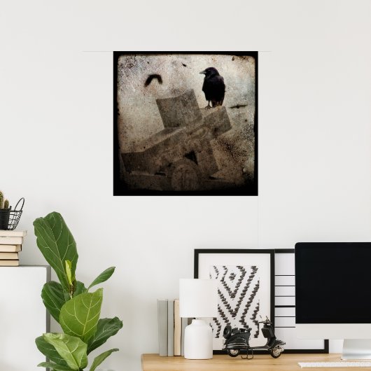 Lone Crow Poster (Thuiskantoor)