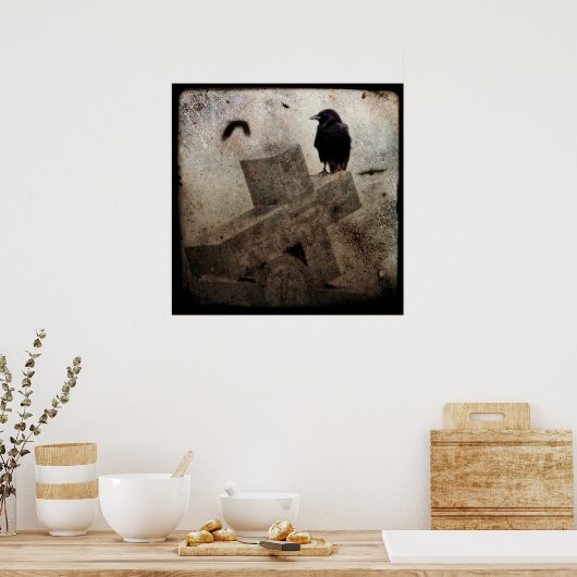 Lone Crow Poster (Keuken)