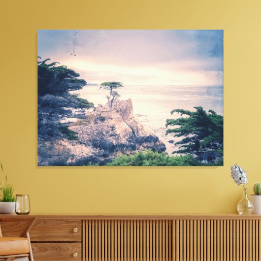 Lone Cypress Canvas Afdruk (Insitu (Woonkamer))