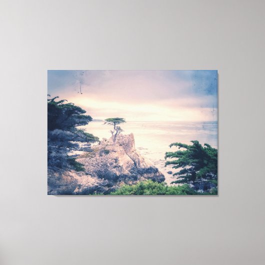 Lone Cypress Canvas Afdruk (Voorkant)