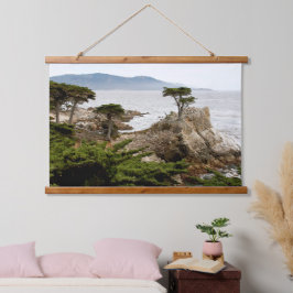 LONE CYPRESS Hout Overgoten Wandtapijt Hangend Wandkleed