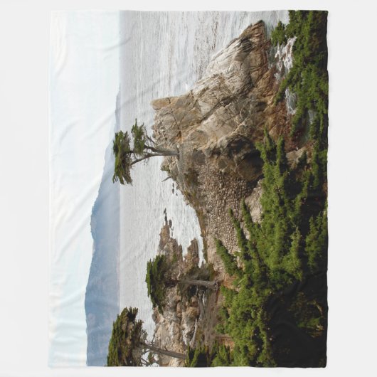 LONE CYPRESS Large Fleece Blanket (Voorkant)