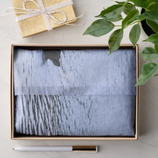 Lone Duck Wildlife Lake Water Ripples Tissuepapier (Geschenk)