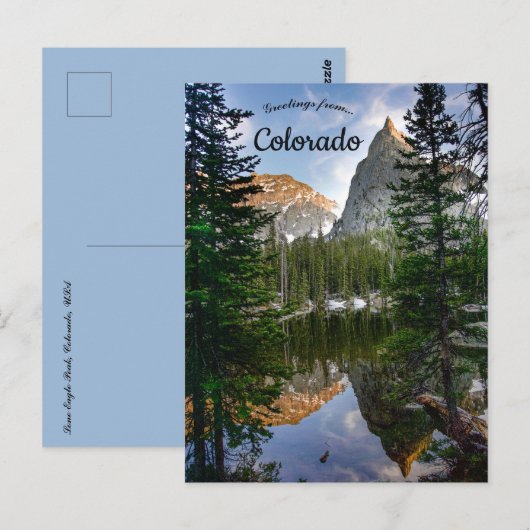 Lone Eagle Peak Colorado Briefkaart (Voorkant / Achterkant)